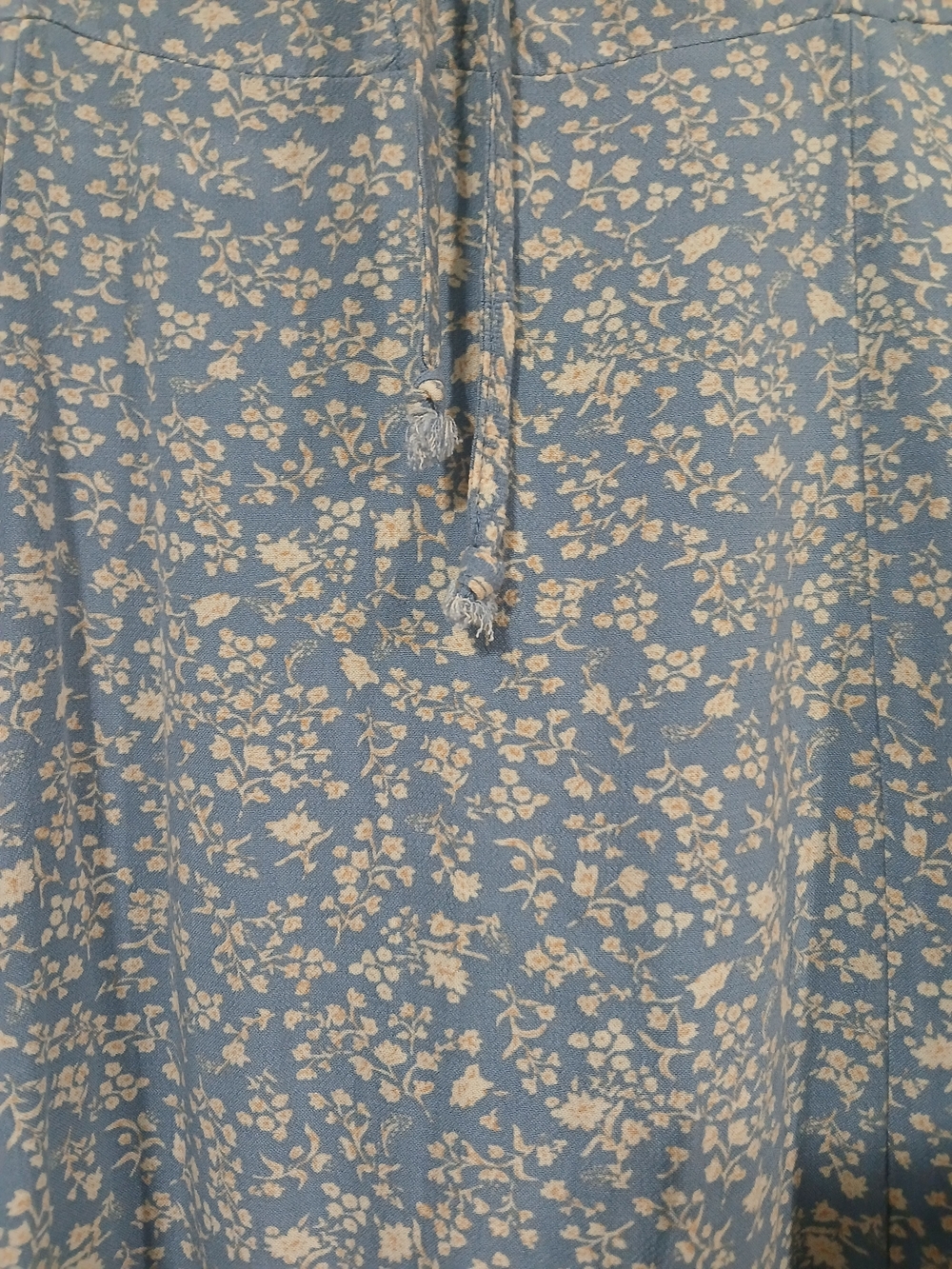 American Eagle Outfitters Blue Floral Ruffle Sundress - Picture 3 of 5
